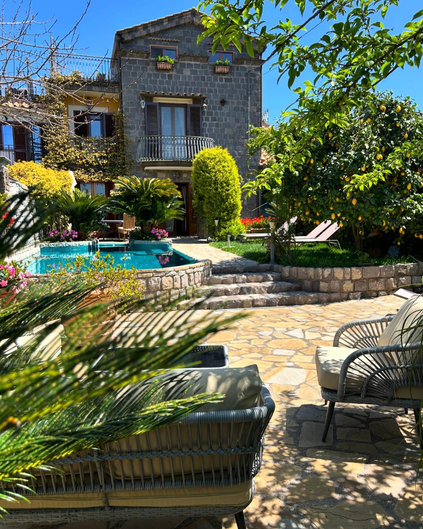 Maison Villa Angela SantʼAgata sui Due Golfi Exterior foto